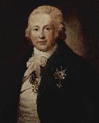 Anton Graff Portrat des Christoph Johann Friedrich Medem painting